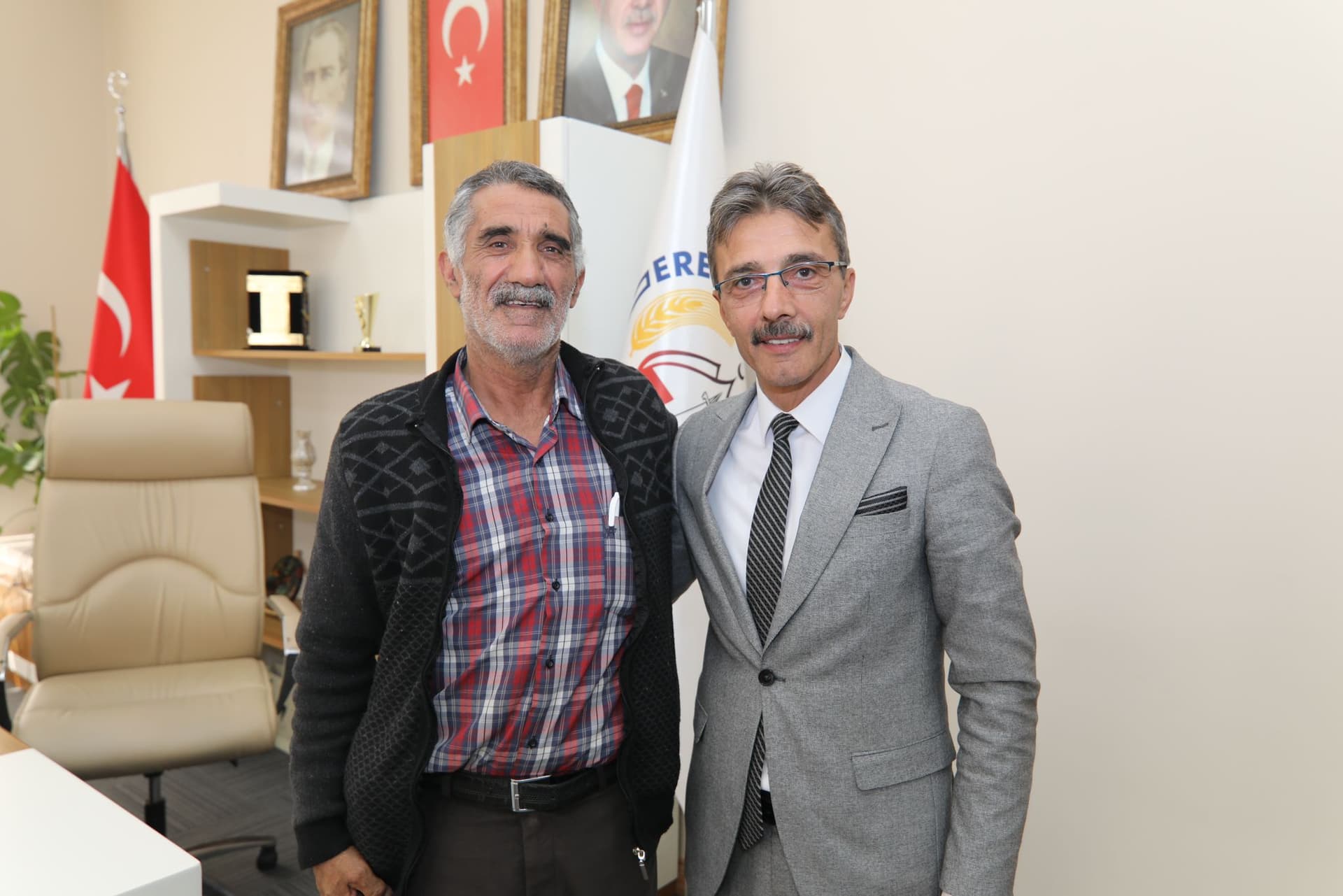 BAŞKAN ŞENOL DİNÇ’E HAYIRLI OLSUN ZİYARETLERİ