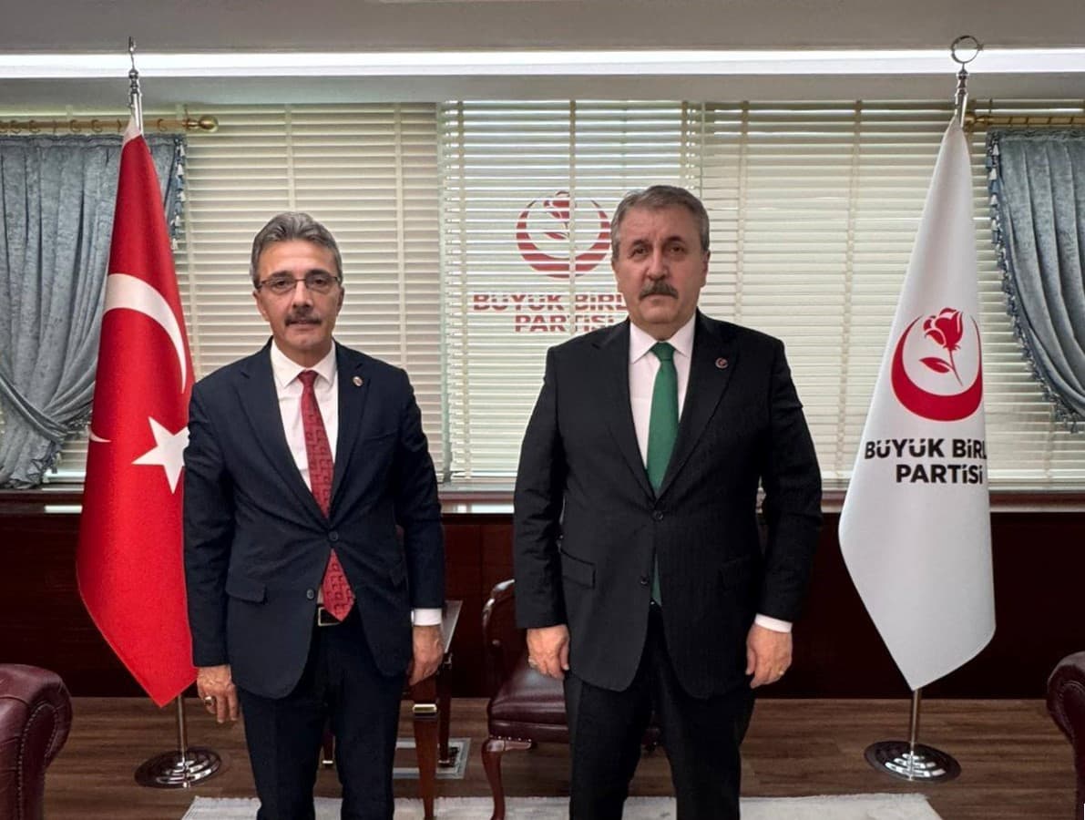 BAŞKAN ŞENOL DİNÇ GENEL BAŞKAN DESTİCİ’Yİ ZİYARET ETTİ